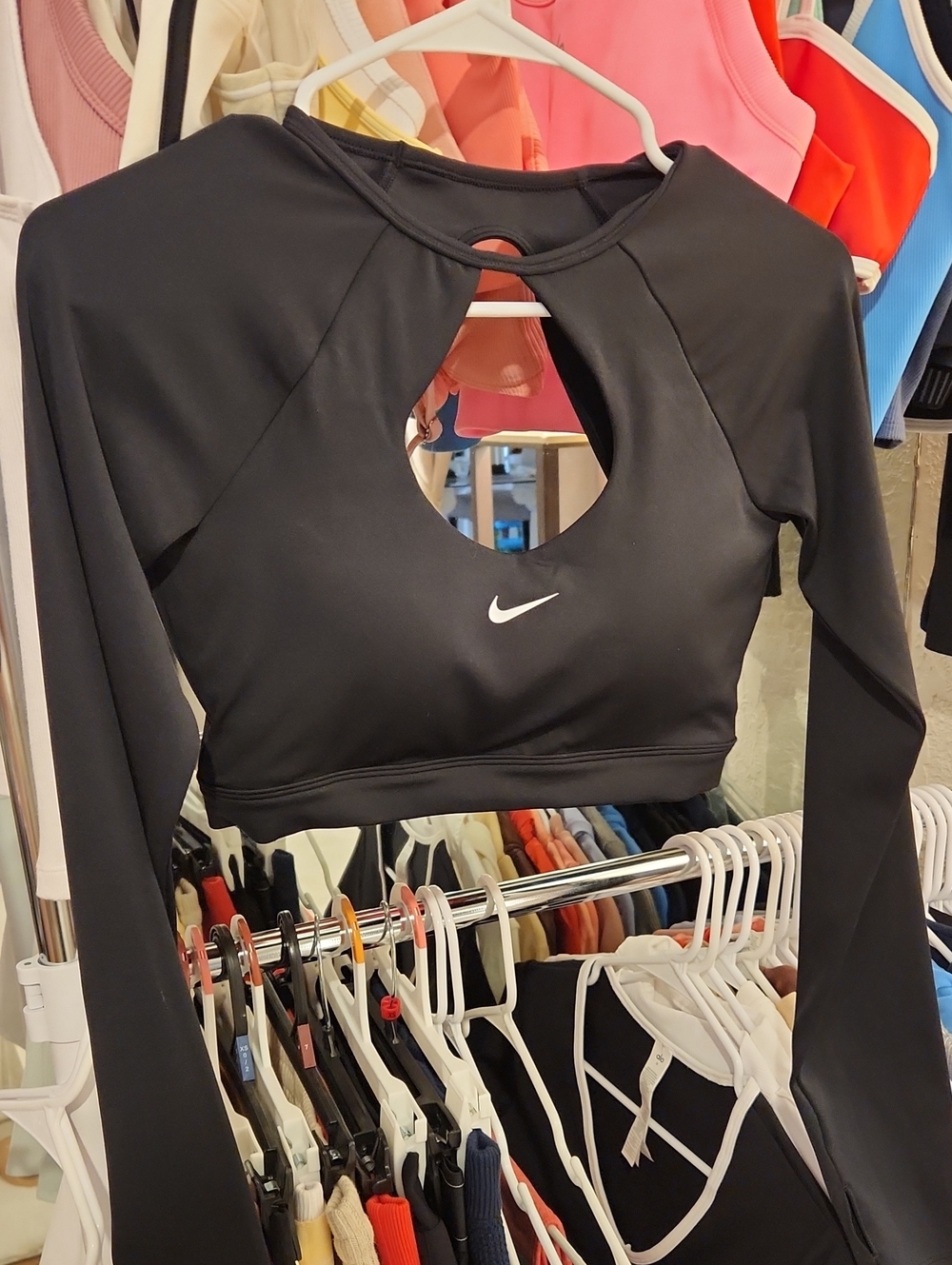 NWOT Nike Long Sleeve Bra Top S